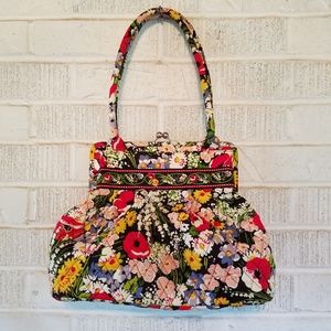 Vera Bradley purse bag kiss lock clasp floral